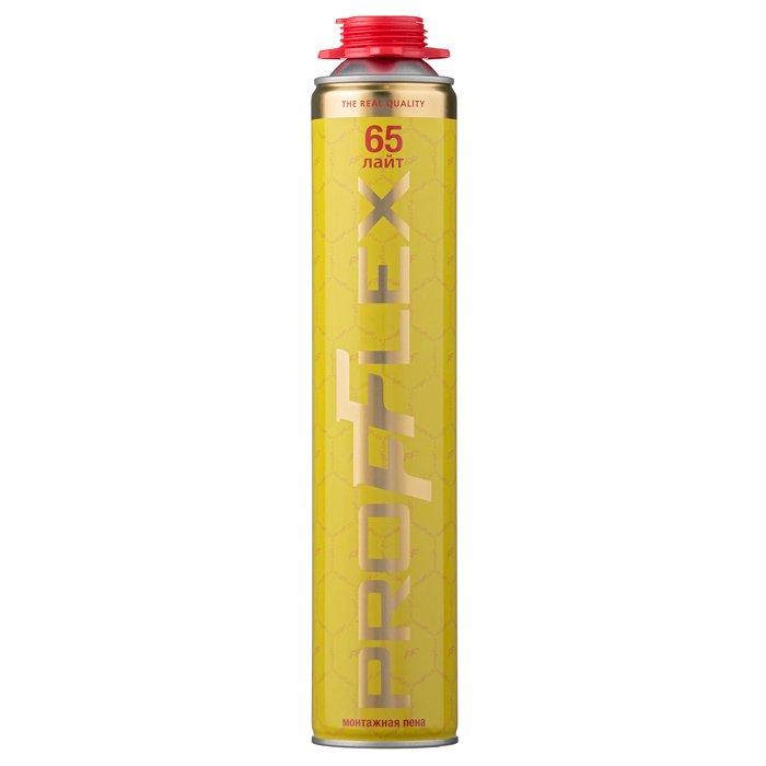 Пена монтажная PROFFLEX PRO YELLOW LITE 65л зимняя